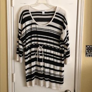 Motherhood Maternity Sweater XL Black/White